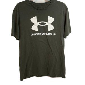 Under Armour Large Tee Shirt Grey with White